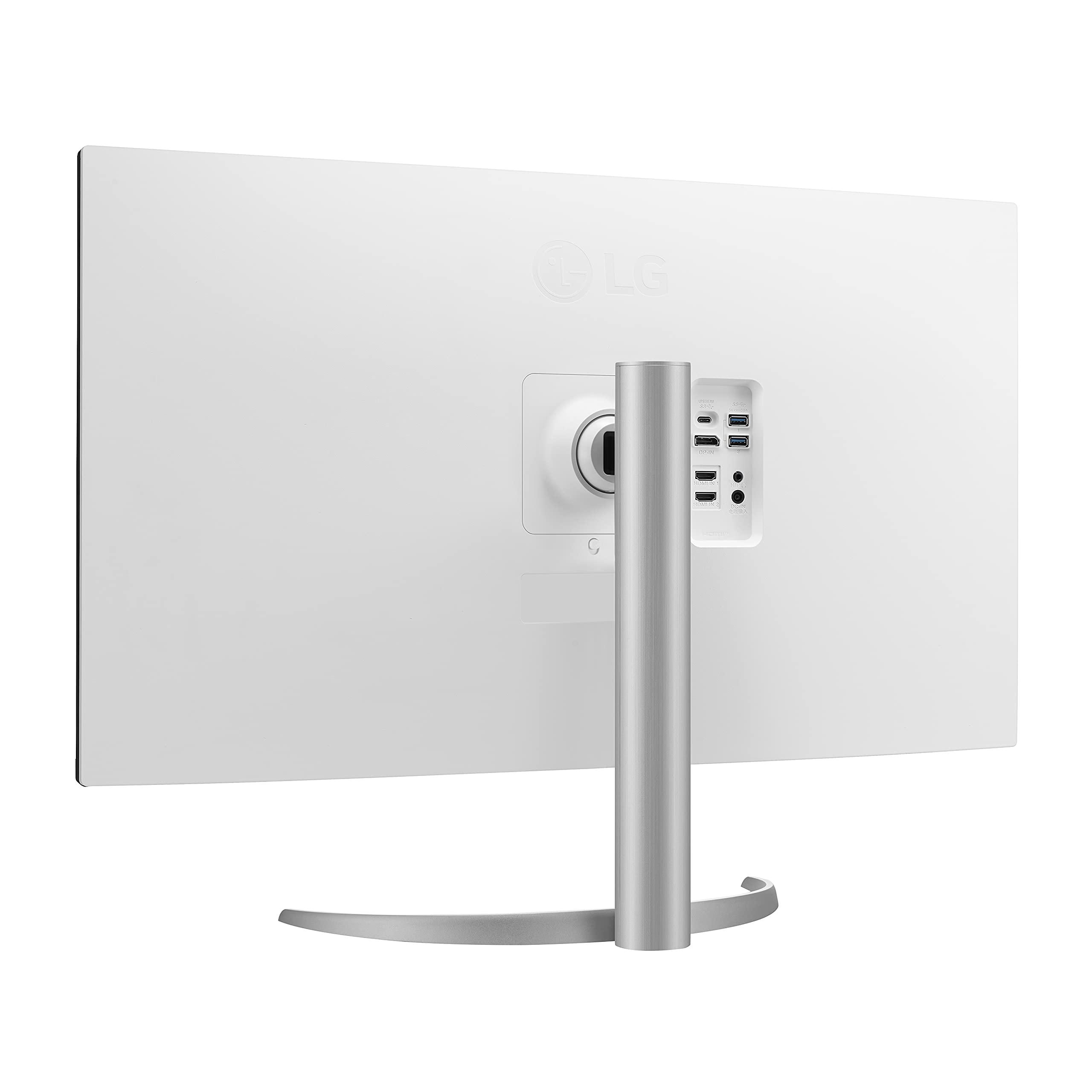 LG LG UltraFine 31.5-Inch Computer Monitor 32UP83A-W, IPS with HDR 10 Compatibility and AMD FreeSync, White