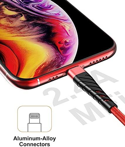 CyvenSmart (2 Pack) Long iPhone Charger 10ft for [MFi Certified],CyvenSmart 10 Foot Lightning Cable Fast Charging Cord 10 Feet for iPhone 12/12 Pro/11/11 Pro/11 Pro Max/XS/XS Max/XR/X/8/8 Plus/7/7 Plus/6 Plus