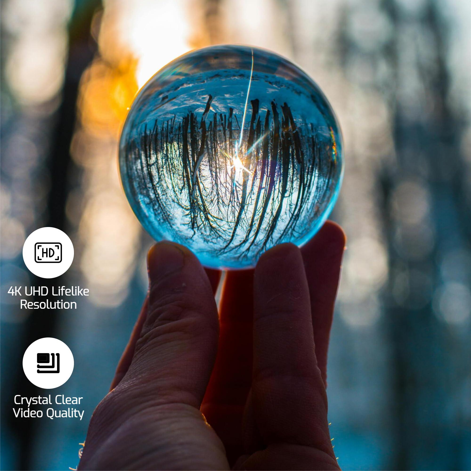 ARMORHAWK ARMORHAWK 4K Body Camera with Audio and Video Recording - Police Body Worn Camera | 140 Wide View Lens | Night Vision, Wearable, Emergency Alarm - for Civilians, Security, Law Enforcement, Personal