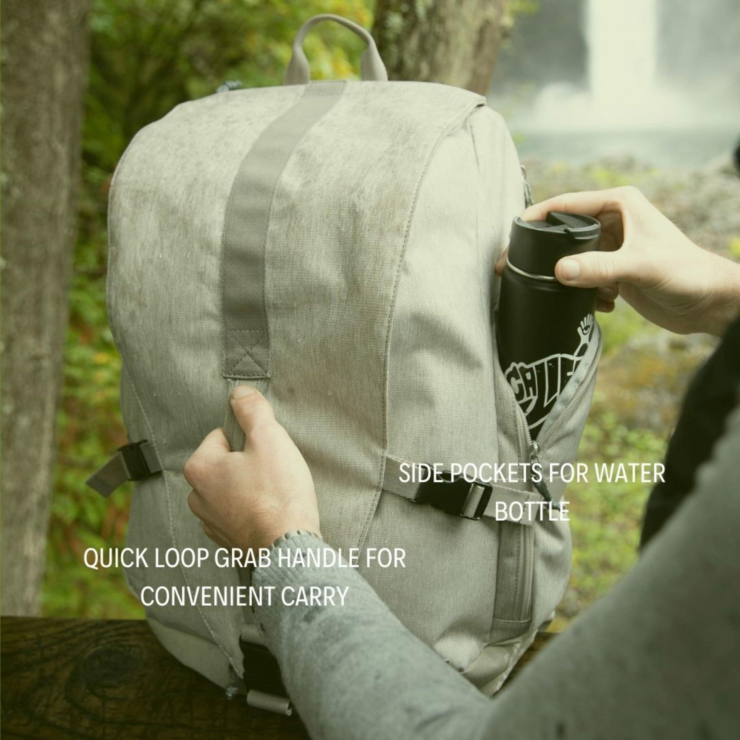 Skyway Skyway Luggage Rainier Weekender Backpack, Eco-Friendly, Made of 100% rPET Travel Laptop Bag for Women & Men, Flight Approved Carry On Bag, 43L, Tahoe Blue