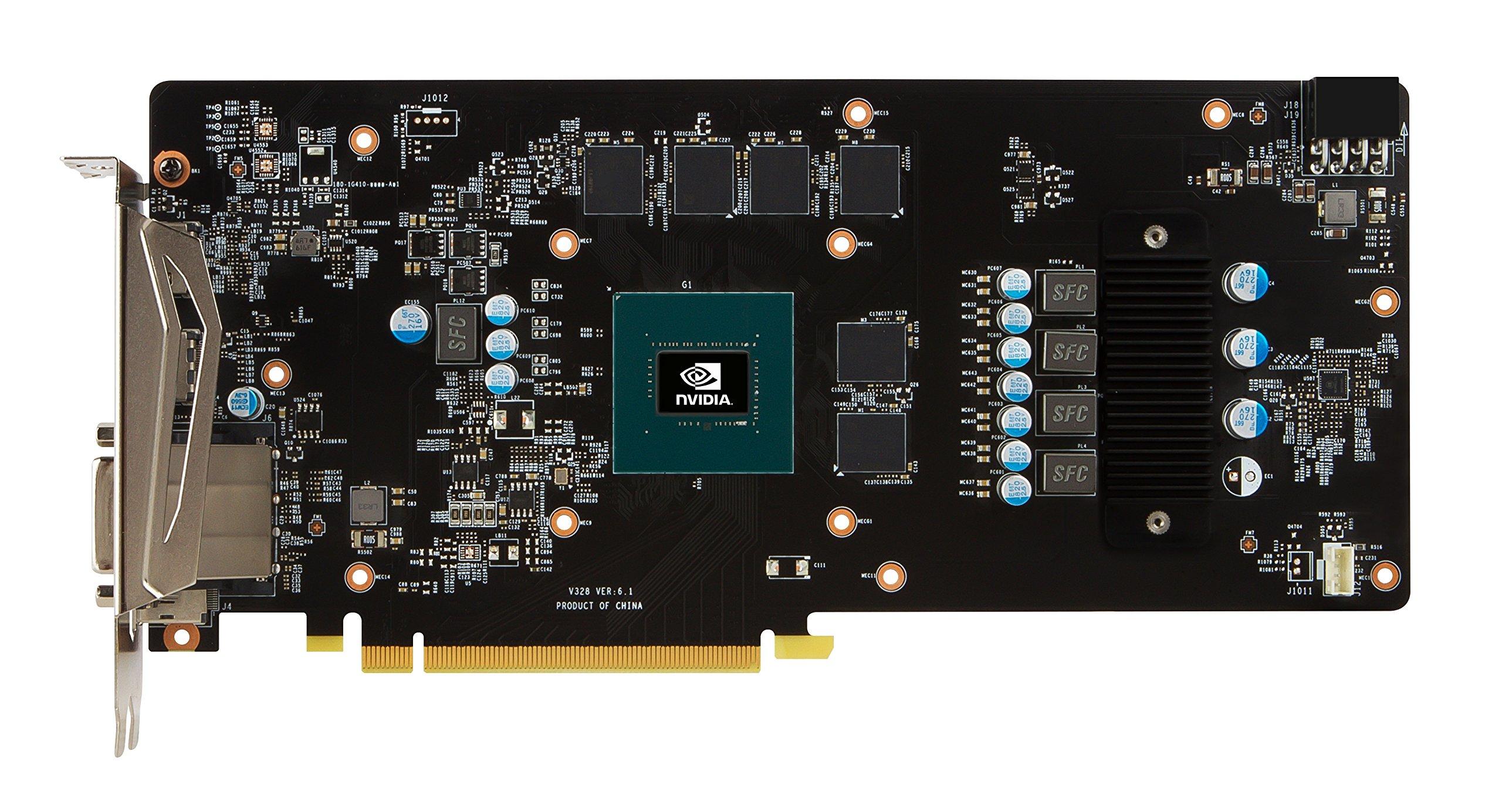 MSI Computer MSI GAMING GeForce GTX 1060 6GB GDRR5 192-bit HDCP Support DirectX 12 Dual Fan VR Ready OC Graphics Card (GTX 1060 ARMOR 6G OCV1)