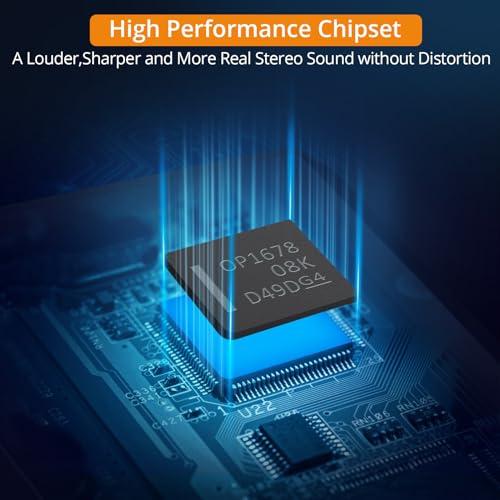 Neoteck Neoteck Portable 3.5mm Headphone Amplifier with Bluetooth 5.0 Receiver, Two-Stage Gain Switch, 16-300 Ohm HiFi Earphone Amp, Aluminum Matte Surface