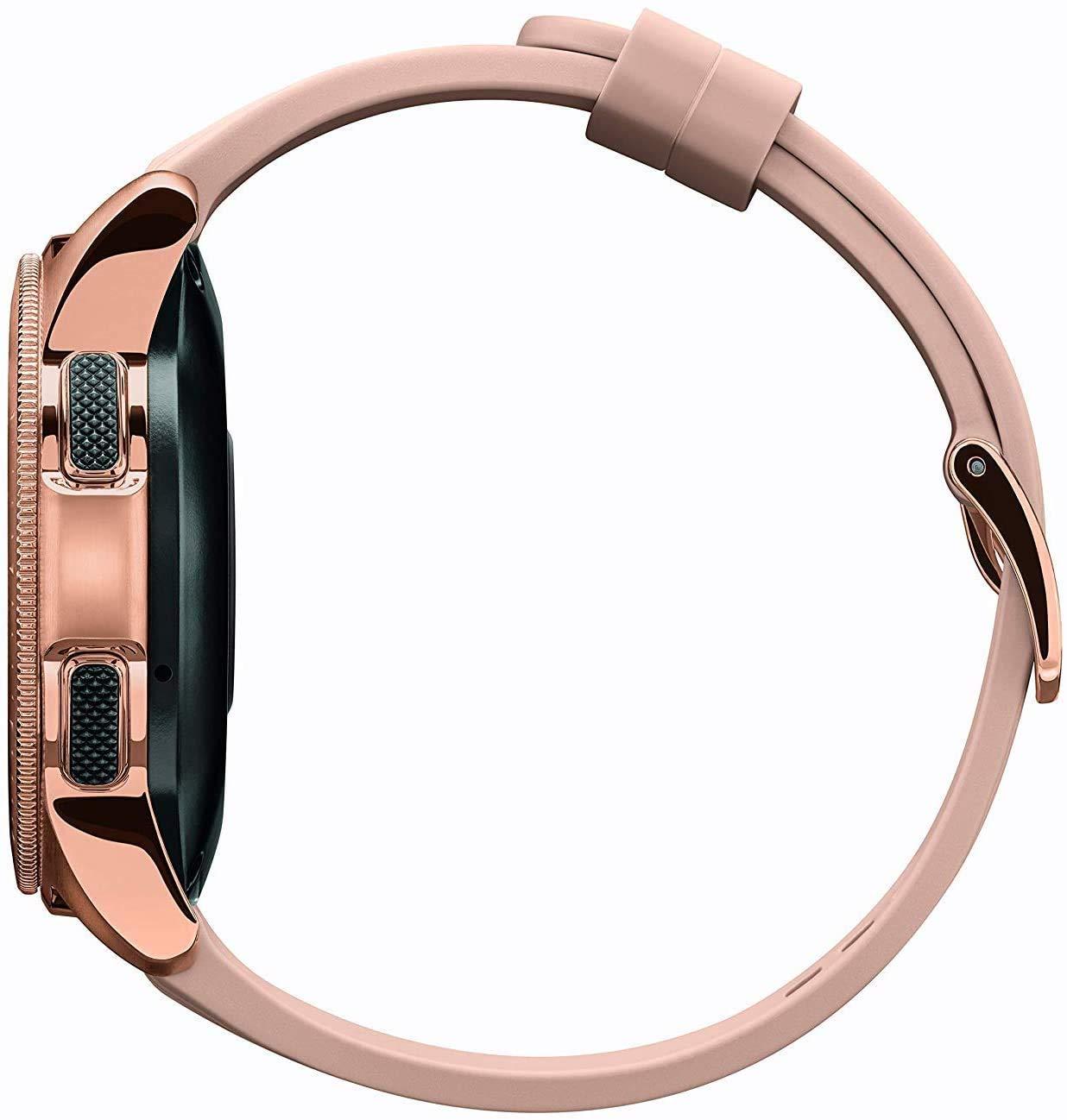 SAMSUNG Samsung Galaxy Watch (42mm) Smartwatch (Bluetooth) Android/iOS Compatible, SM-R810, International Version (Rose Gold) (Renewed)