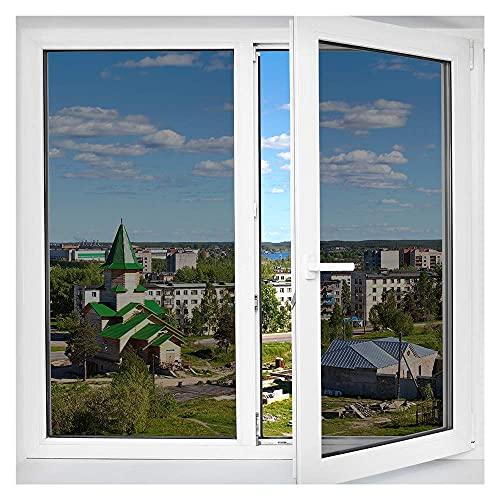 Buydecorativefilm BDF S4MB20 Window Film Security and Daytime Privacy 4 Mil Black 20 (Dark) - 48in X 24ft