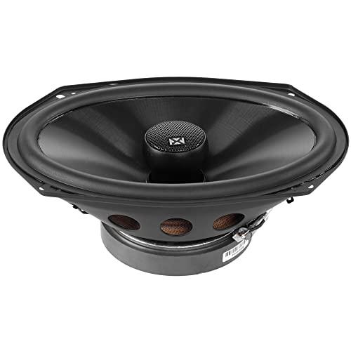 NVX NVX VSP69 6x9 Premium Car Speakers, 900W Max, 300W RMS, 2-Way Coaxial w/ 1\" Silk Dome Tweeters & Built-in X-Overs, Easy to Install in Cars/Trucks/Doors (Pair)