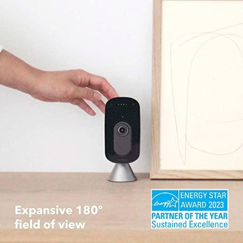 ecobee ecobee SmartCamera – Indoor WiFi Security Camera, Smart Home Security System, 1080p HD 180 Degree FOV, Night Vision, 2-Way Audio, Works with Apple HomeKit, Alexa Built In