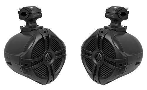 Rockville Rockville RGHR2 Marine Bluetooth Receiver, USB+Remote+2 6.5" Wakeboard Speakers