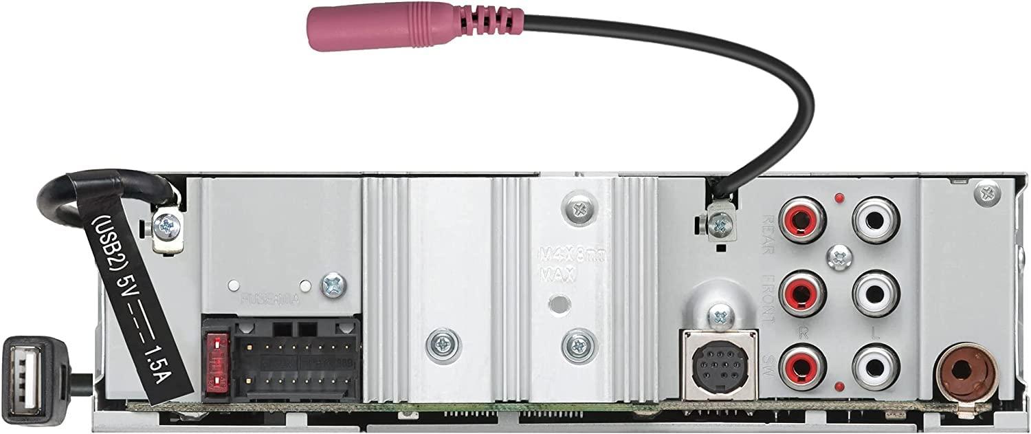 Kenwood KENWOOD KMM-X705 Media Receiver with Bluetooth, Alexa Built-in, HD Radio, Front USB, SiriusXM Ready, Spotify, Pandora, for iPhone and Android Phone, KENWOOD Music Mix | Plus SXV300V1 SiriusXM Tuner