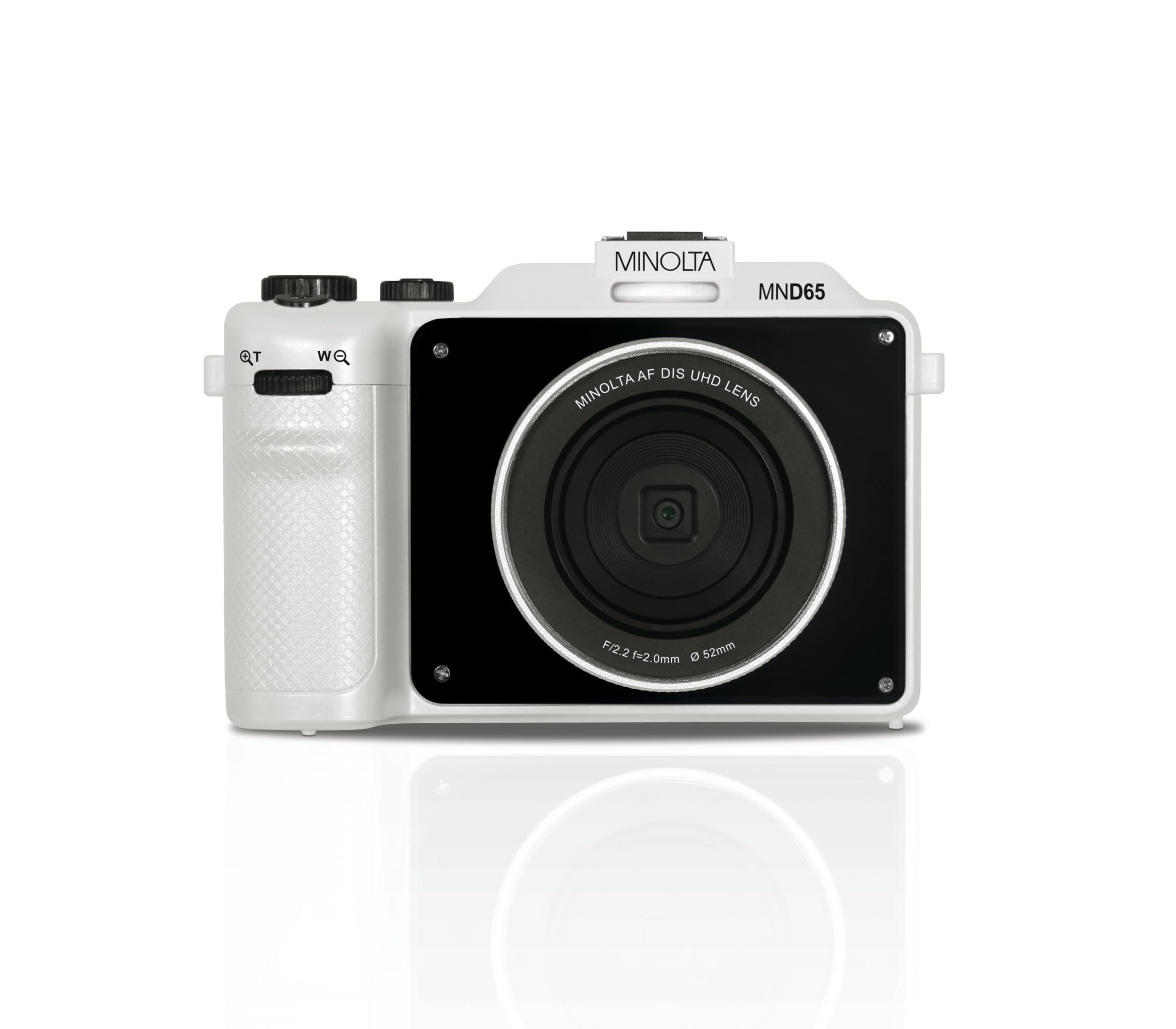 Konica Minolta Minolta MND65 56 MP Autofocus / 4K60FPS Ultra HD Camera w/WiFi and Two Replaceable Faceplates