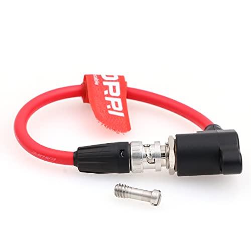 DRRI DRRI 3G 6G SDI Protector Cable Galvanic-Isolators BNC Male to Right Angle BNC Female for ARRI Mini,RED Komodo