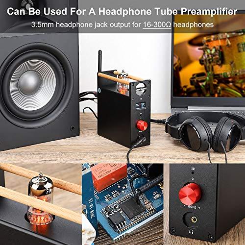 AIYIMA AIYIMA T8 6N3 Digital Tube Preamplifier Bluetooth 5.0 Hi-Fi Headphone Preamp Decoder Preamp PC-USB DAC APTX for Home Wireless Receiver Audio Stereo Amplifier + with Remote Control
