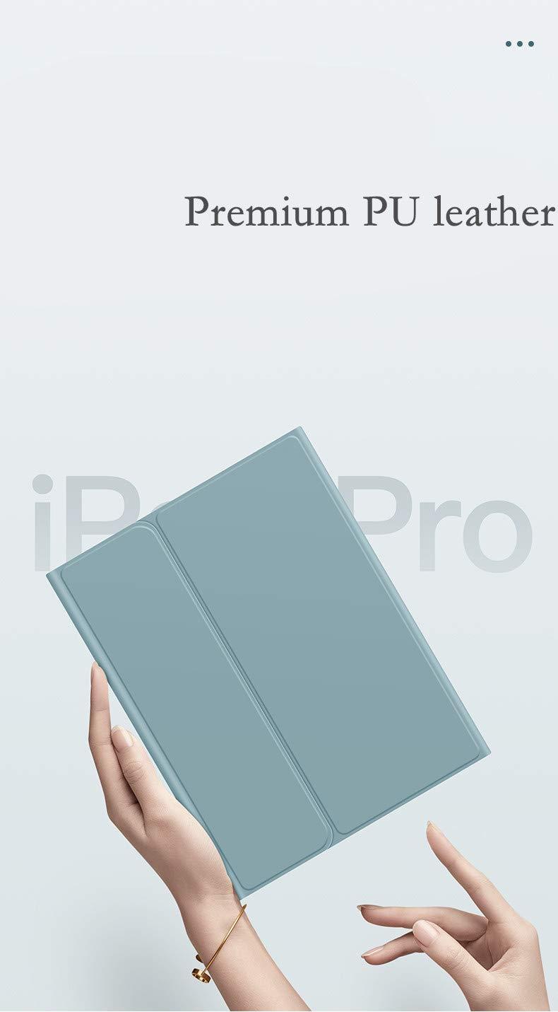 GOOVEN Keyboard case for iPad Air 10.5 inch, iPad Air3 3rd Gen case with touchpad Built-in Pencil Holder Removable Smart Bluetooth Keyboard Cover Round keycap (iPad Air3/Pro10.5, Pink)