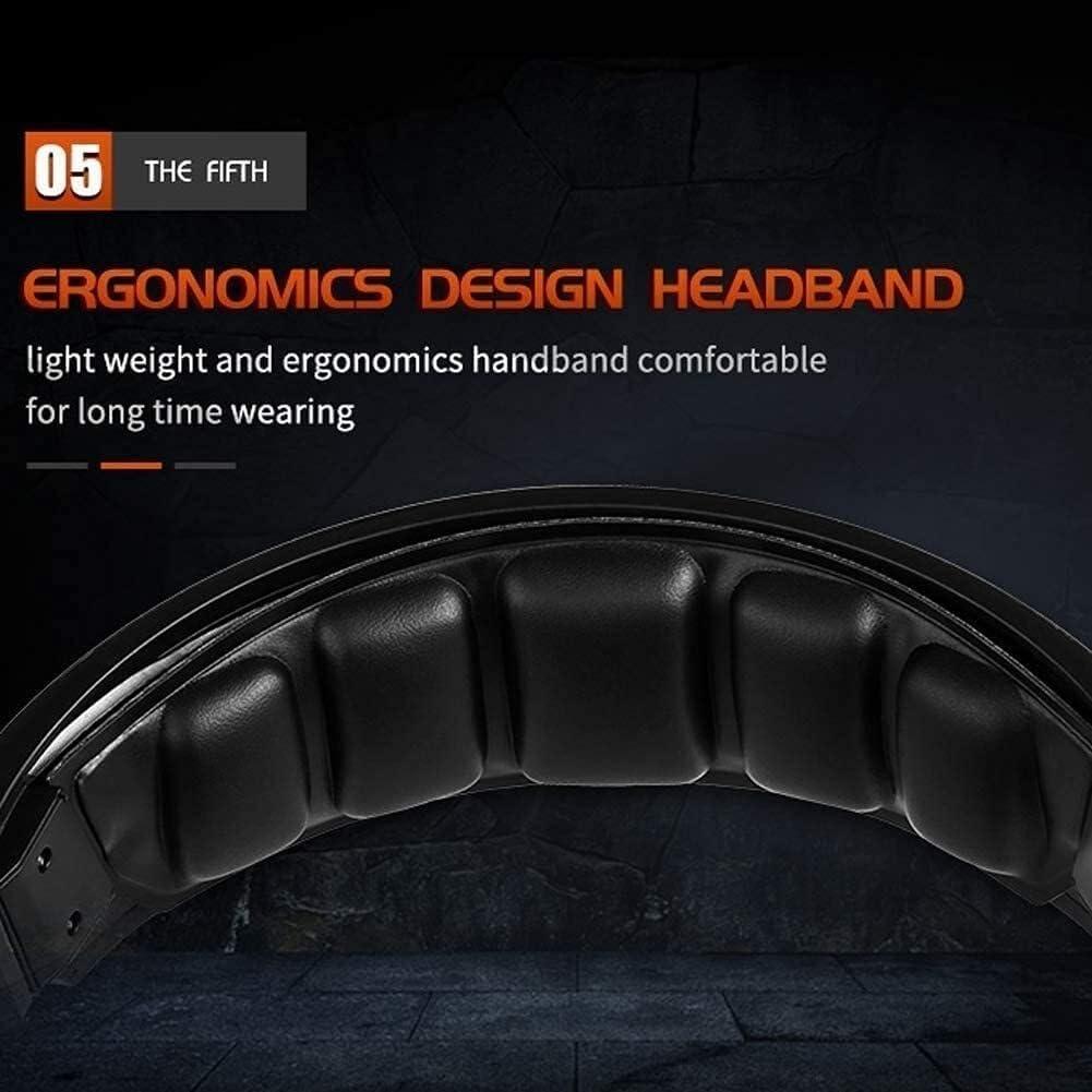 PiMex PiMex High-end USB PS4 Headset, 7.1 Surround Sound PC Gaming Headset with Cable and Noise Cancelling Mic Headphones for Laptops, Computer,with RGB Light (Color : B)