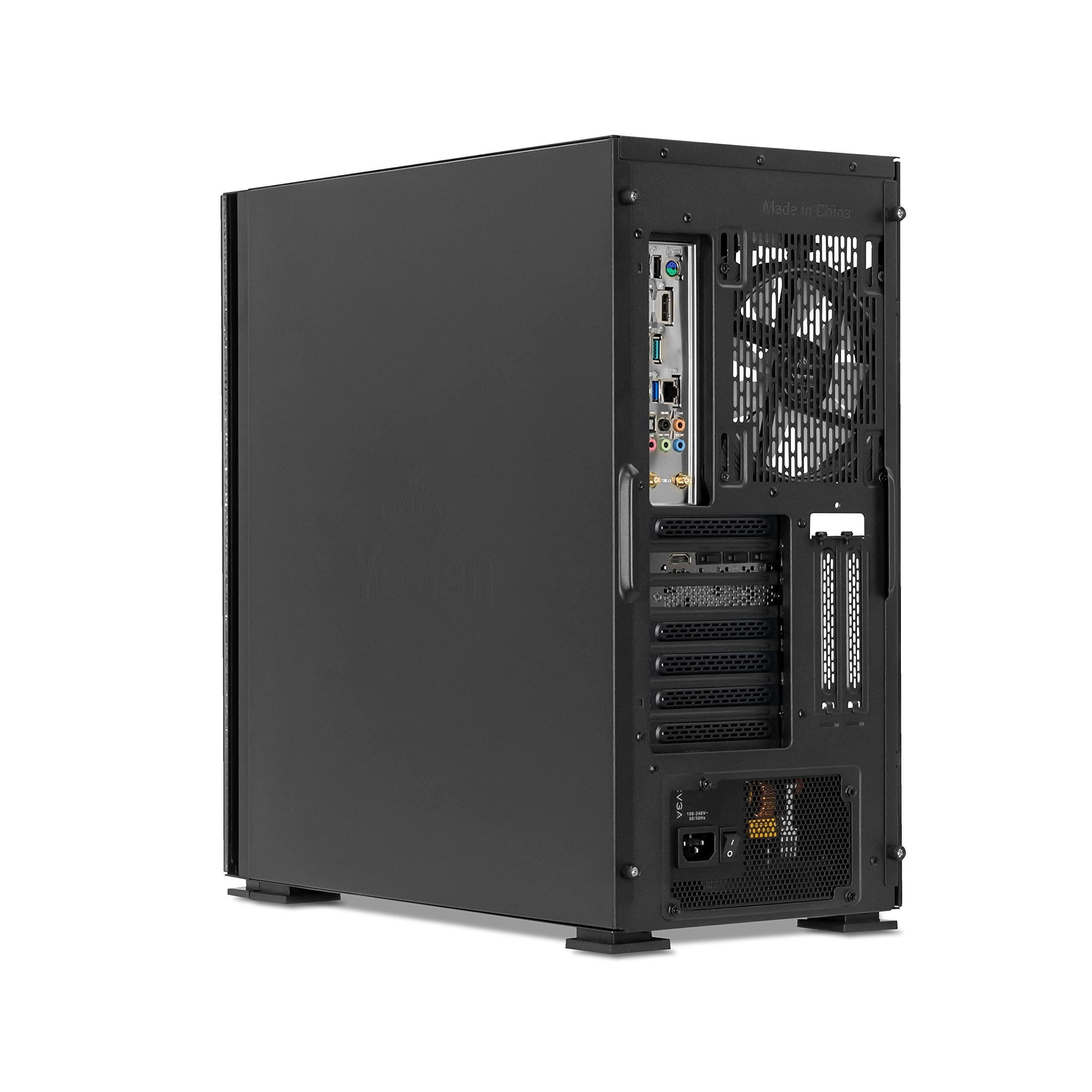 YEYIAN YEYIAN Yari X13 Gaming PC Intel Core i7 13700KF 5.40 GHz, Geforce RTX 3070 Ti Desktop Computer, 32GB DDR5 5200Mhz, 1TB SSD + 2TB HDD, 850W Gold PSU Liquid Cooler, Z790 Chipset VR Ready PC, Win 11 Home