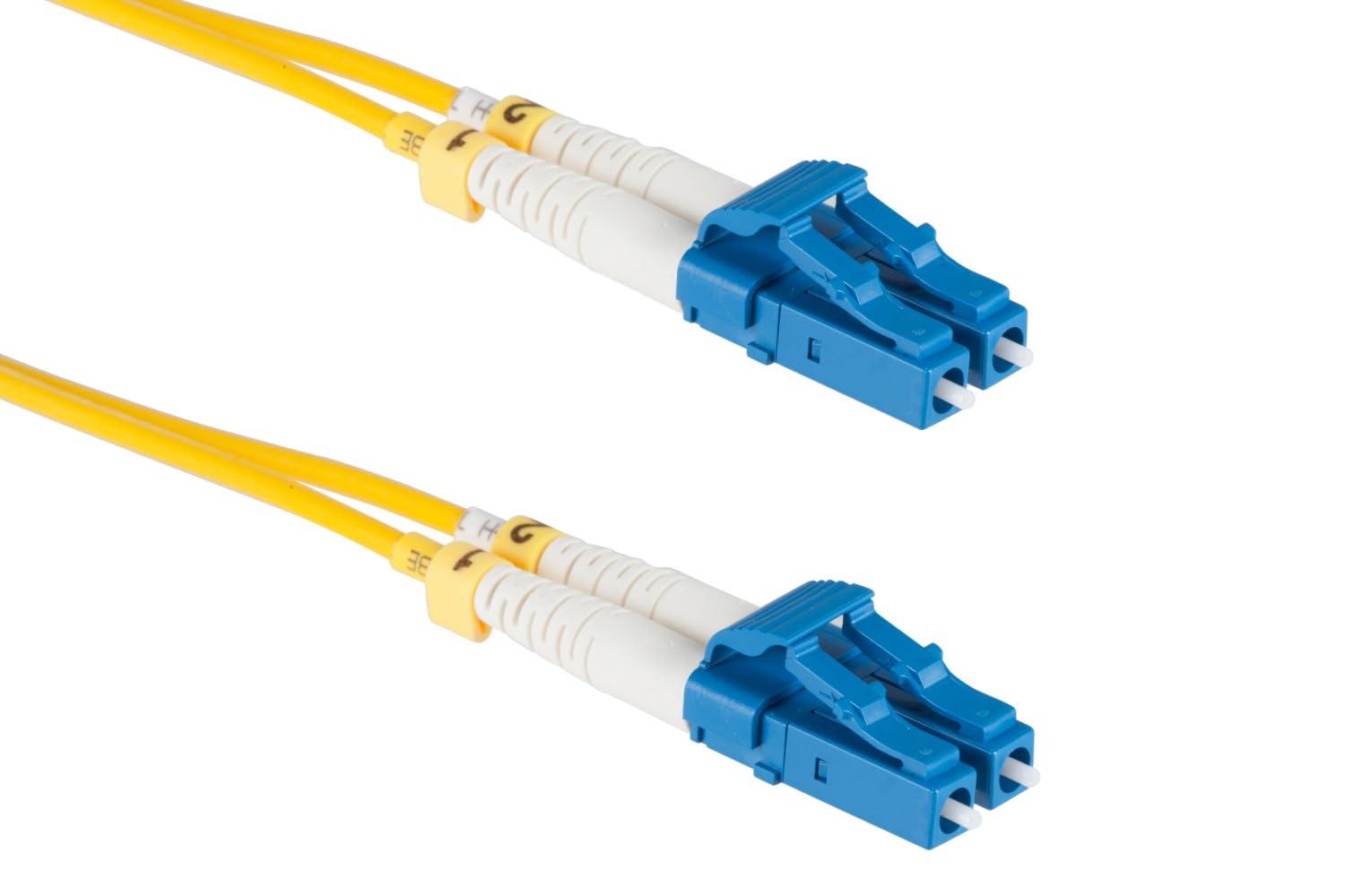 CablesAndKits CablesAndKits - 3m LC-LC OS2 Premium Singlemode Duplex 9/125 LSHZ Corning Fiber Optic Cable, Lifetime Wty