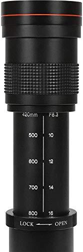 BIG MIKE'S ELECTRONICS High-Power 420-1600mm f/8.3 HD Manual Telephoto Lens for Nikon D500, D600, D610, D700, D750, D800, D800e, D810, D810a, D850, D3400, D5000, D5100, D5200, D5300, D5500, D5600, D7100, D7200, D7500 DSLR
