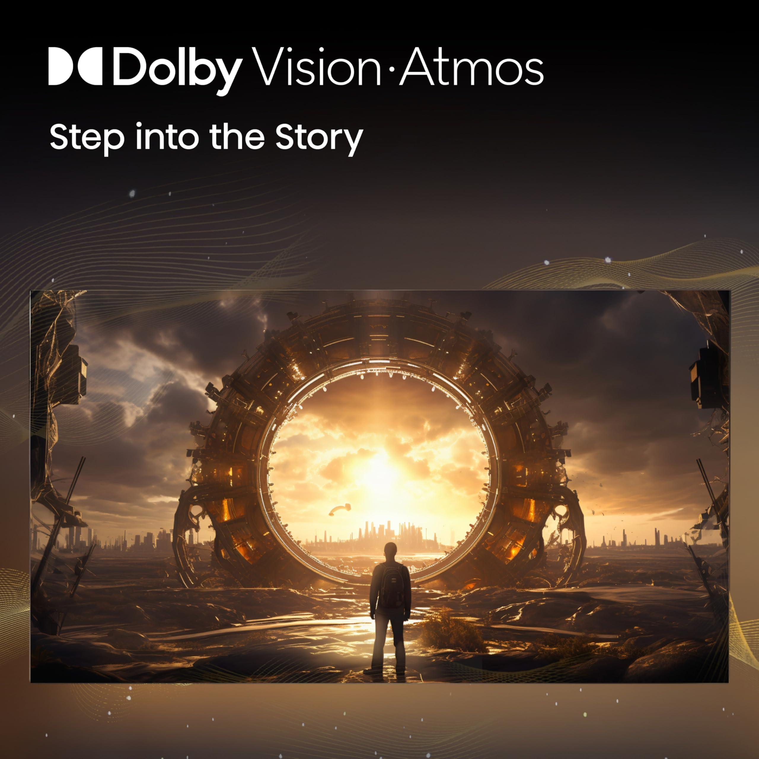 Hisense Hisense 75-Inch Class U6 Series Mini-LED ULED 4K UHD Google Smart TV (75U6N) - QLED, Motion Rate 240, HDR 10+, Full Array Local Dimming, Game Mode Plus, Alexa Compatibility