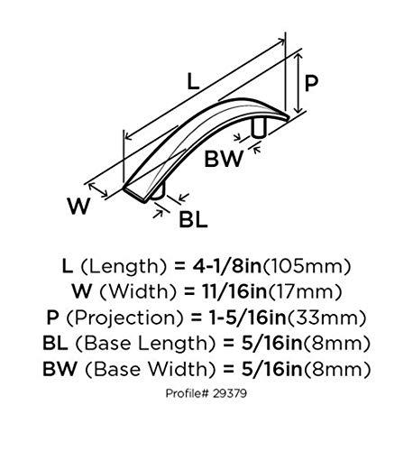 Amerock Amerock | Cabinet Pull | Oil Rubbed Bronze | 3 inch (76 mm) Center to Center | Extensity | 1 Pack | Drawer Pull | Drawer Handle | Cabinet Hardware