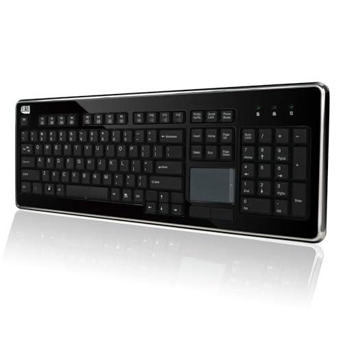 Adesso Adesso AKB-440UB SlimTouch Desktop Keyboard with Integrated Touchpad and Multimedia Hotkeys