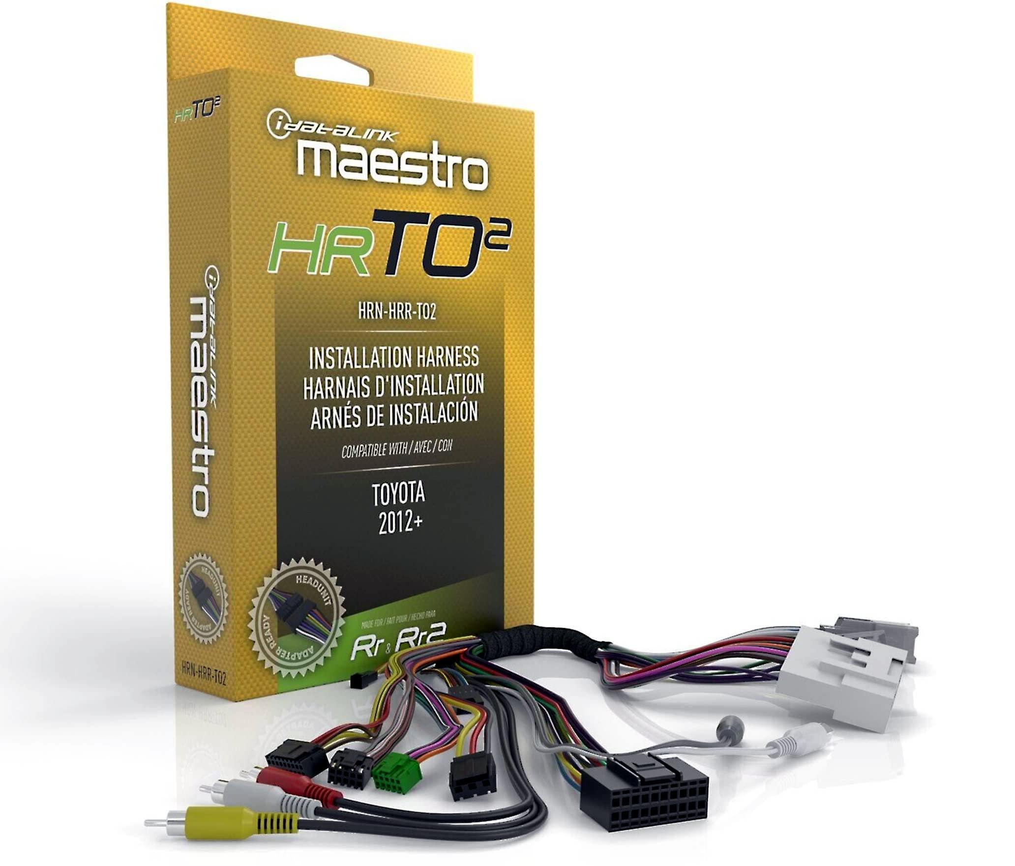 Idatalink Idatalink Maestro HRN-HRR-TO2 Plug and Play Radio Replacement Harness for Compatible Toyota (2012-2020)