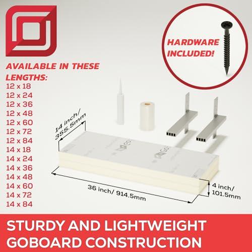 The Original Granite Bracket Floating Shower Bench Kit with GoBoard - Original Shower Bench Bracket (12x18)