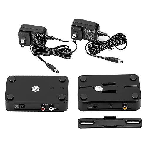 OSD Audio OSD Wireless 5.8G Subwoofer Transmitter/Receiver Kit Dual Source, Diversity Antennas and Brackets Nero WSA