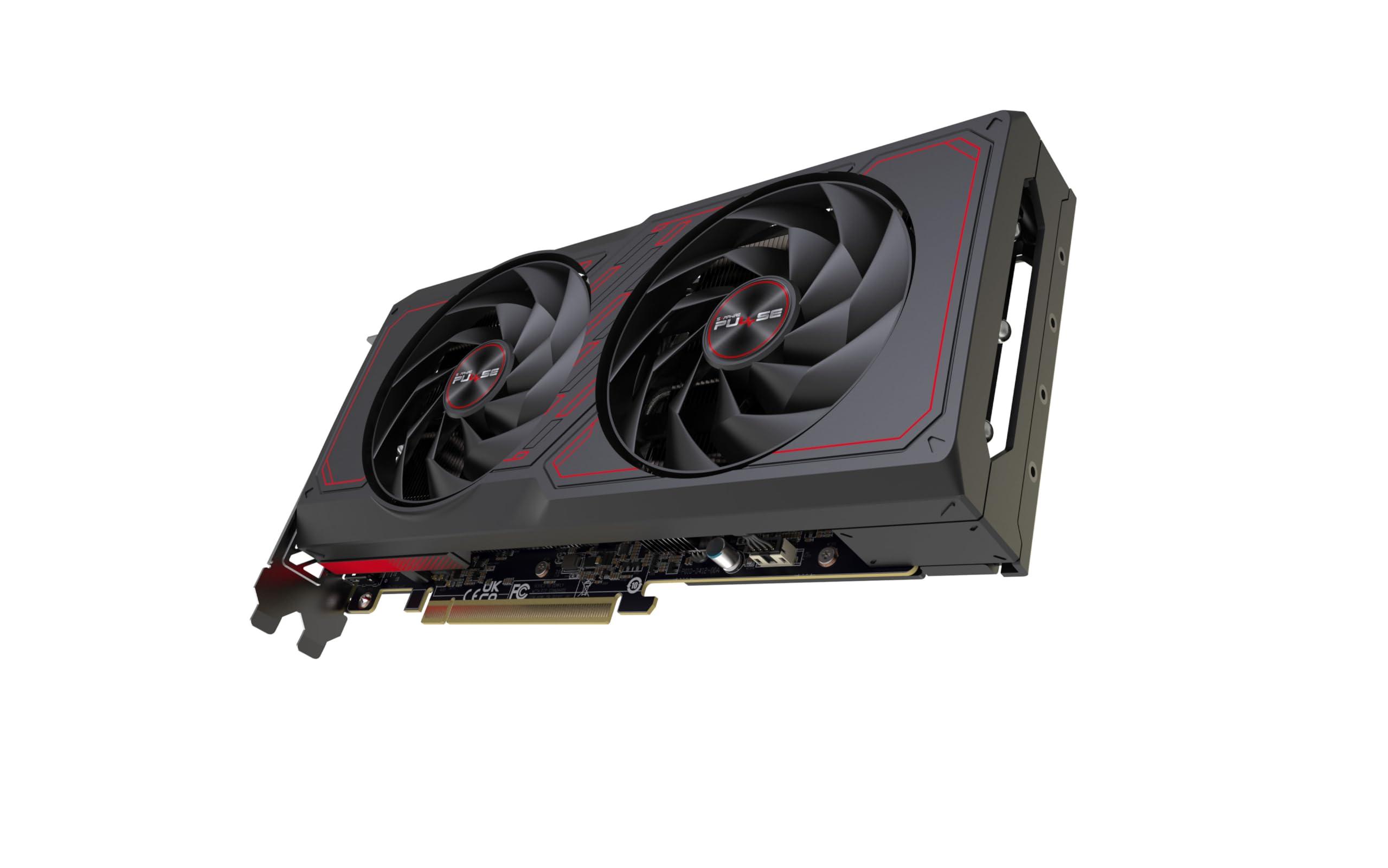 Sapphire Sapphire 11339-04-20G Pulse AMD Radeon RX 7600 XT Gaming Graphics Card with 16GB GDDR6, AMD RDNA 3