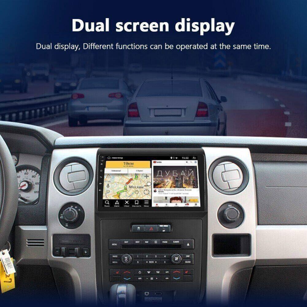 Hiolpen Hiolpen Double Din Car Stereo for Ford F150 2009-2014 9 Inch HD Touch Screen Android 13 Car Audio Multimedia Receiver with CarPlay Android Auto GPS Radio Navigation Bluetooth Camera - 2+32G
