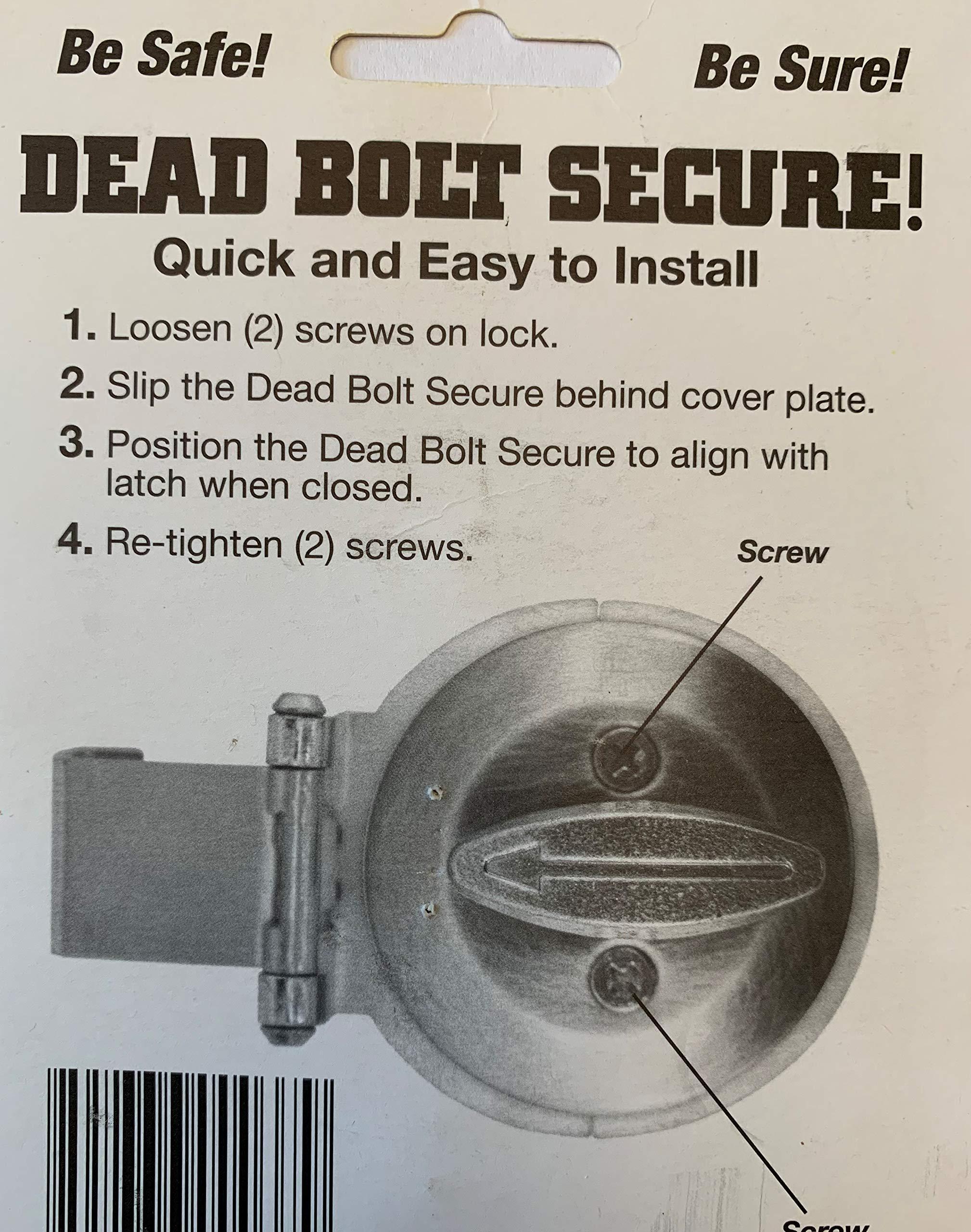 Deadbolt Secure Arc Link Products Dead Bolt Secure, Brass