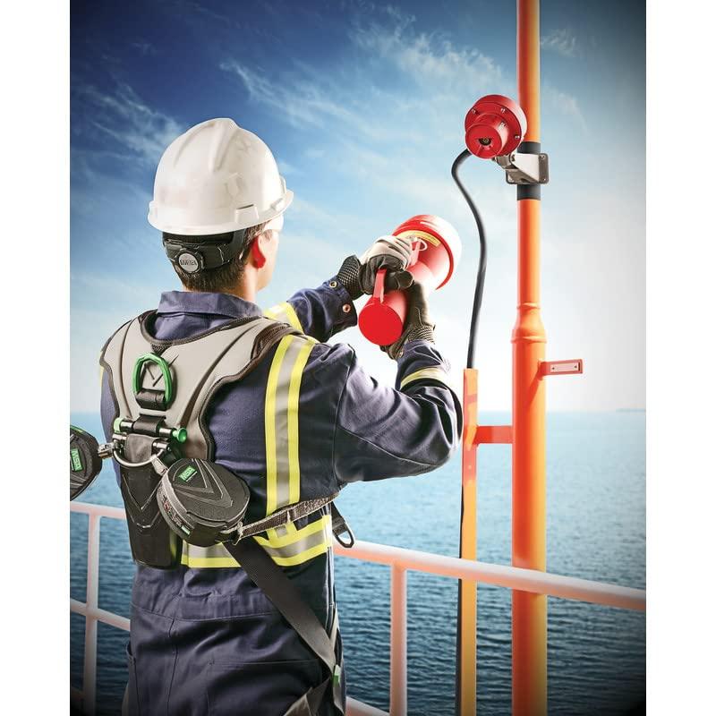 MSA MSA 454731 V-Gard Full-Brim Hard Hat with Staz-on Pinlock Suspension | Polyethylene Shell, Superior Impact Protection, Self Adjusting Crown Straps - Standard Size in Gray