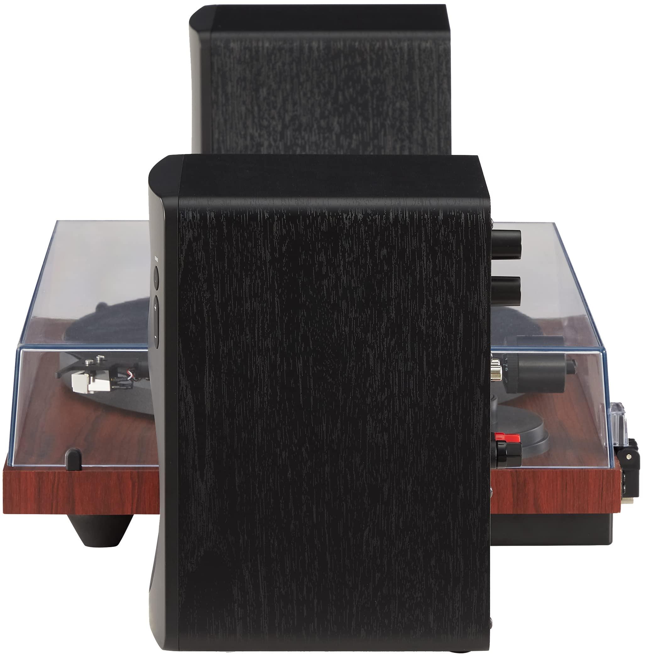 Crosley Crosley KT6101-MA Belt-Drive Bluetooth Turntable with Built-in Preamp and Included Speakers, Mahogany
