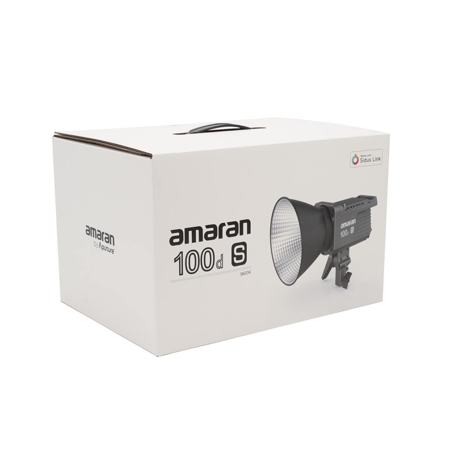 Aputure Aputure Amaran 100d S Bowens Mount LED Video Studio Light 100W 5600k Daylight with Bluetooth App Control for Interviews, Portrait Photography, Video Production