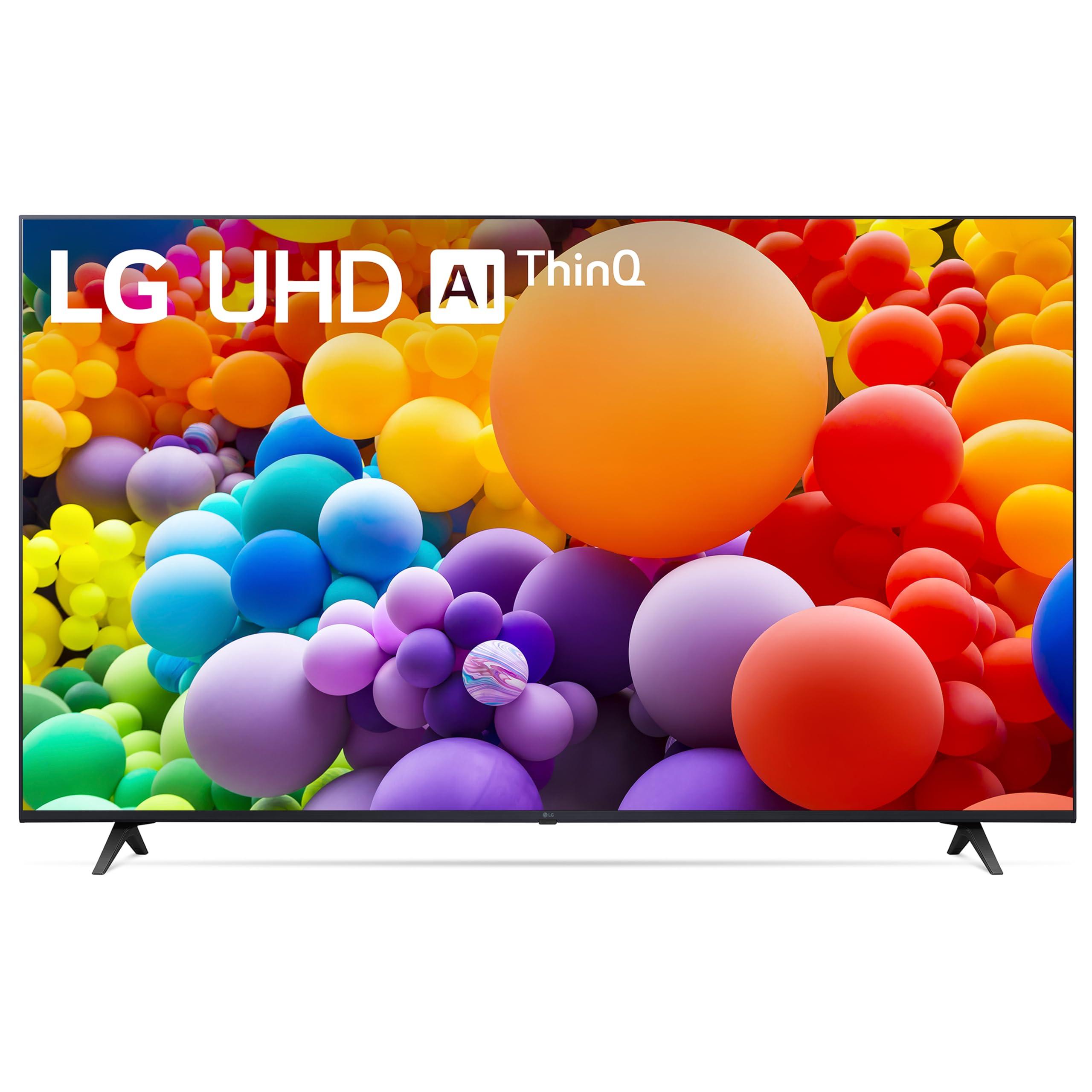 LG LG 55-Inch Class UT75 Series LED Smart TV 4K Processor Flat Screen AI-Powered with Alexa Built-in (55UT7570PUB, 2024)