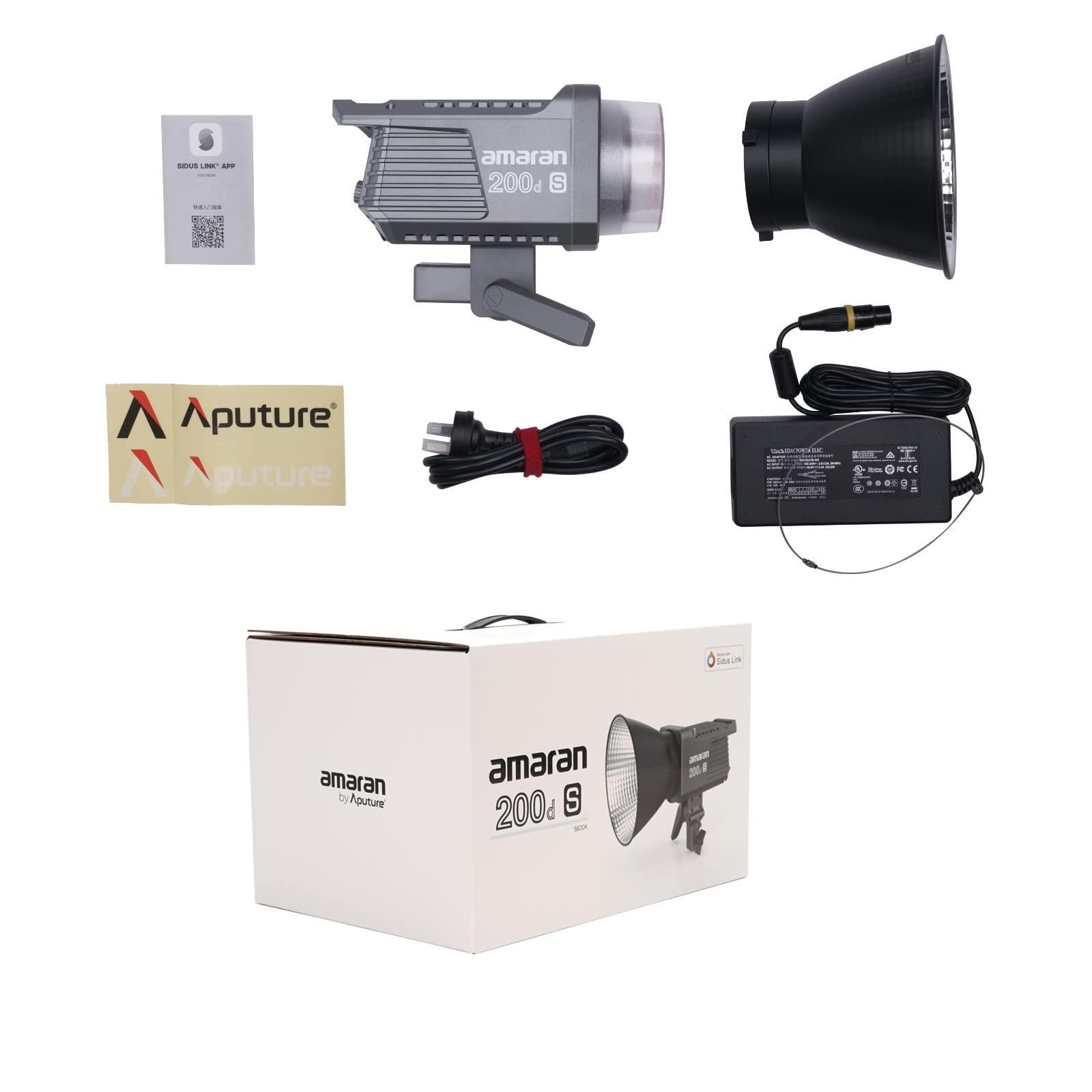 Aputure Aputure Amaran 200d S with Light Dome SE Softbox Kit, 200W 5600K Daylight Bowens Mount Led Video Light App Control for Photography