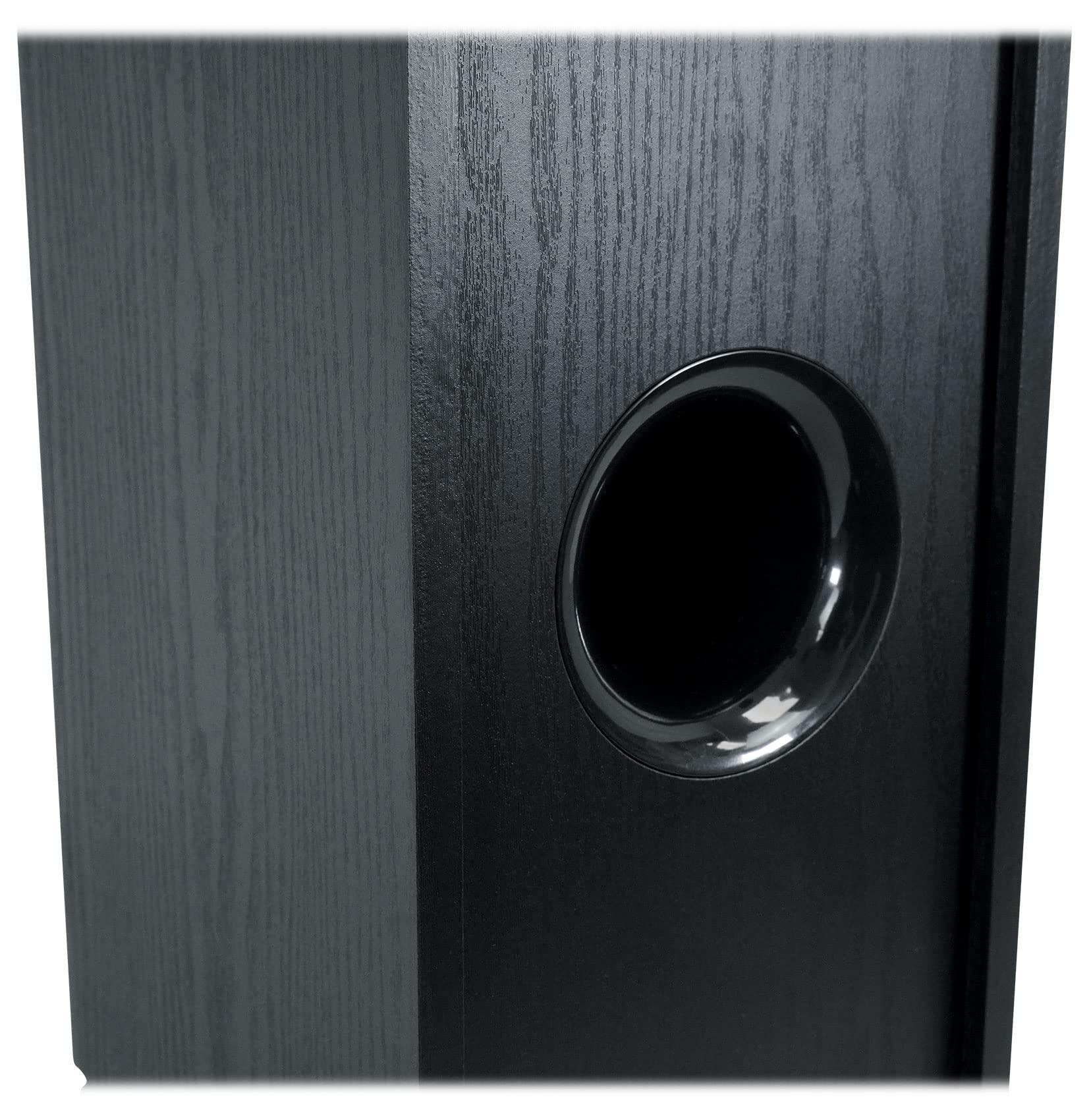 Rockville Rockville RockTower 68B Passive Tower Speaker, 8 Ohm, Black, High-Fidelity Sound, Detachable Grille, 3-Way, 6.5", 500W, MDF, Perfect for Home Audio