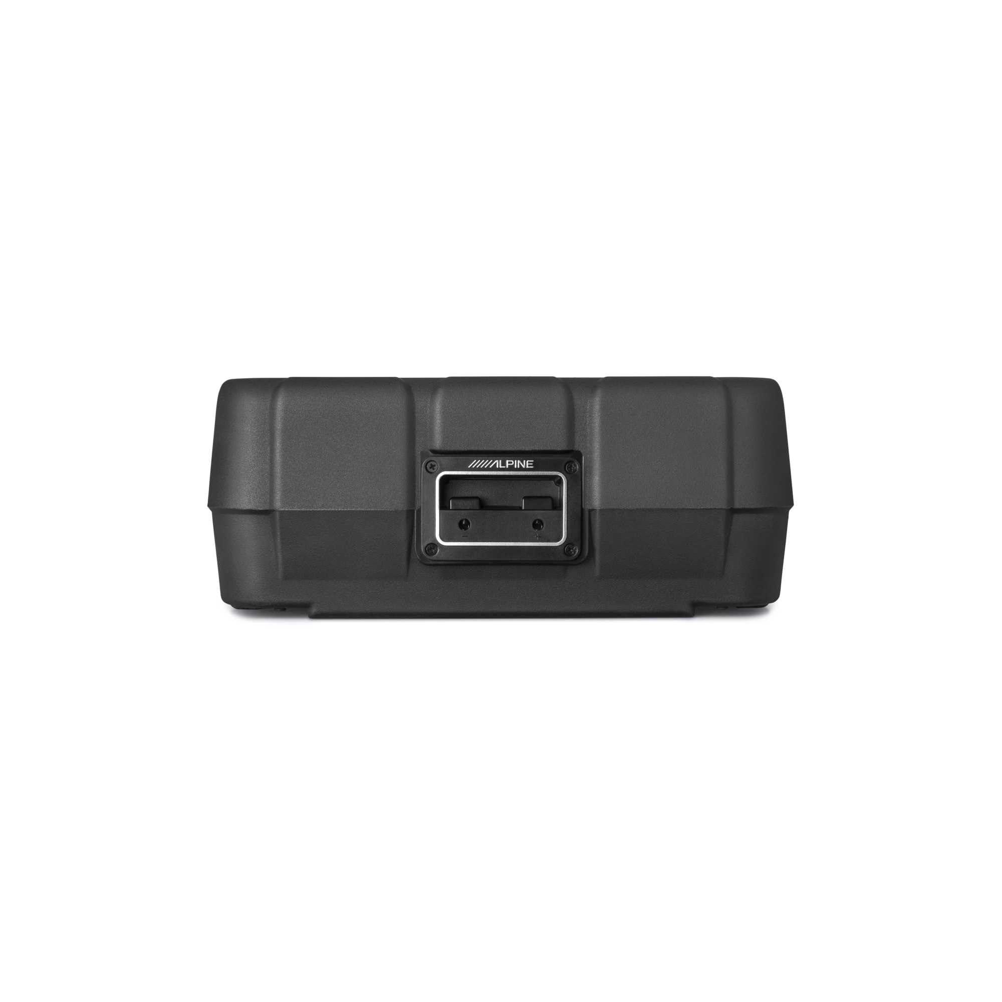 Alpine Alpine SS-SB Shallow 12" Subwoofer and KTA-200M Amp Bundle with Bass Knob