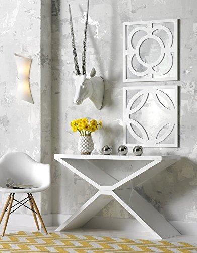 ET2 Lighting ET2 E20412-09 Conico ADA Compliant Modern Opal White Glass Designer Dress-alike Wall Sconce, 2-Light 120 Watts, 20"H x 9"W, Chrome