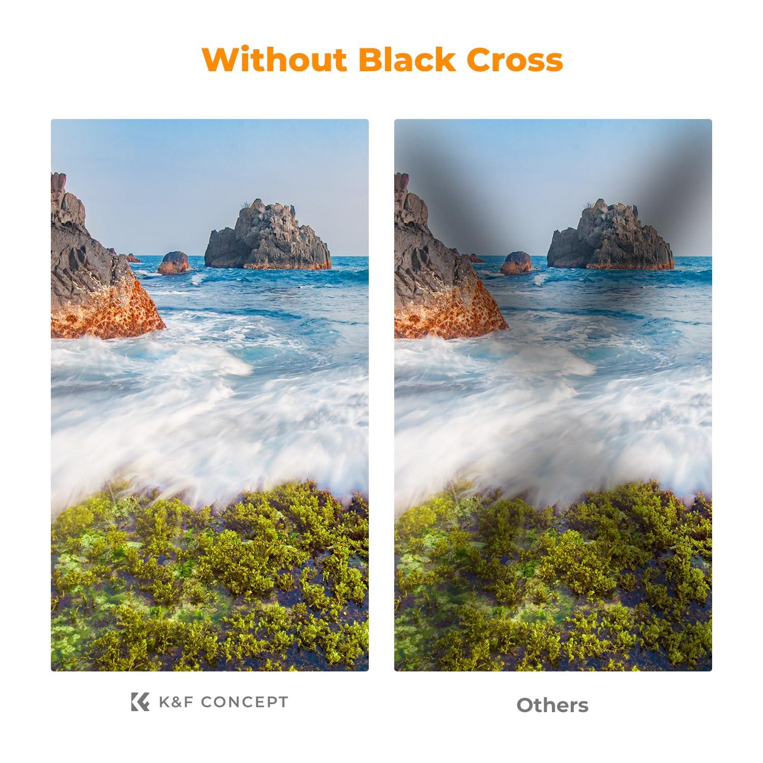 K&F Concept K&F Concept 52mm Magnetic Variable ND Lens Filter ND2-ND32 (1-5 Stops) + 52mm Basic Ring Kit, No X Cross Magnetic Adjustable Neutral Density Filter with 28 Multi-Layer Coatings (Nano-X Series)