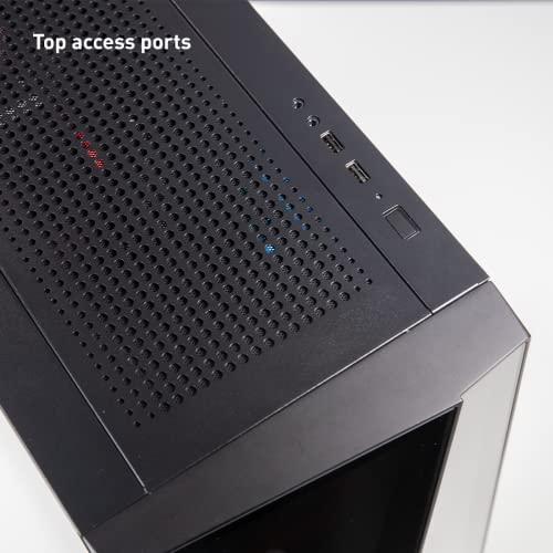 iBUYPOWER iBUYPOWER Pro Gaming PC Computer Desktop - SlateMR 1004 (Intel Core i3-10105F 3.7GHz, Nvidia GeForce GTX 1650 4 GB, 8GB DDR4, 480 GB SSD, RGB Fans, WiFi Ready, Windows 11 Home)