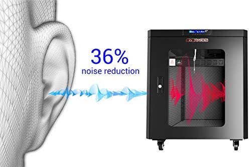 Sysracks Soundproof Server Rack Quiet - Acoustic Sound Proof Server Cabinet - Up to 36% Noise Reduction - Locking Server Enclosure - Silent Networking Cabinet - Noise Sound Dampening Box (12U)