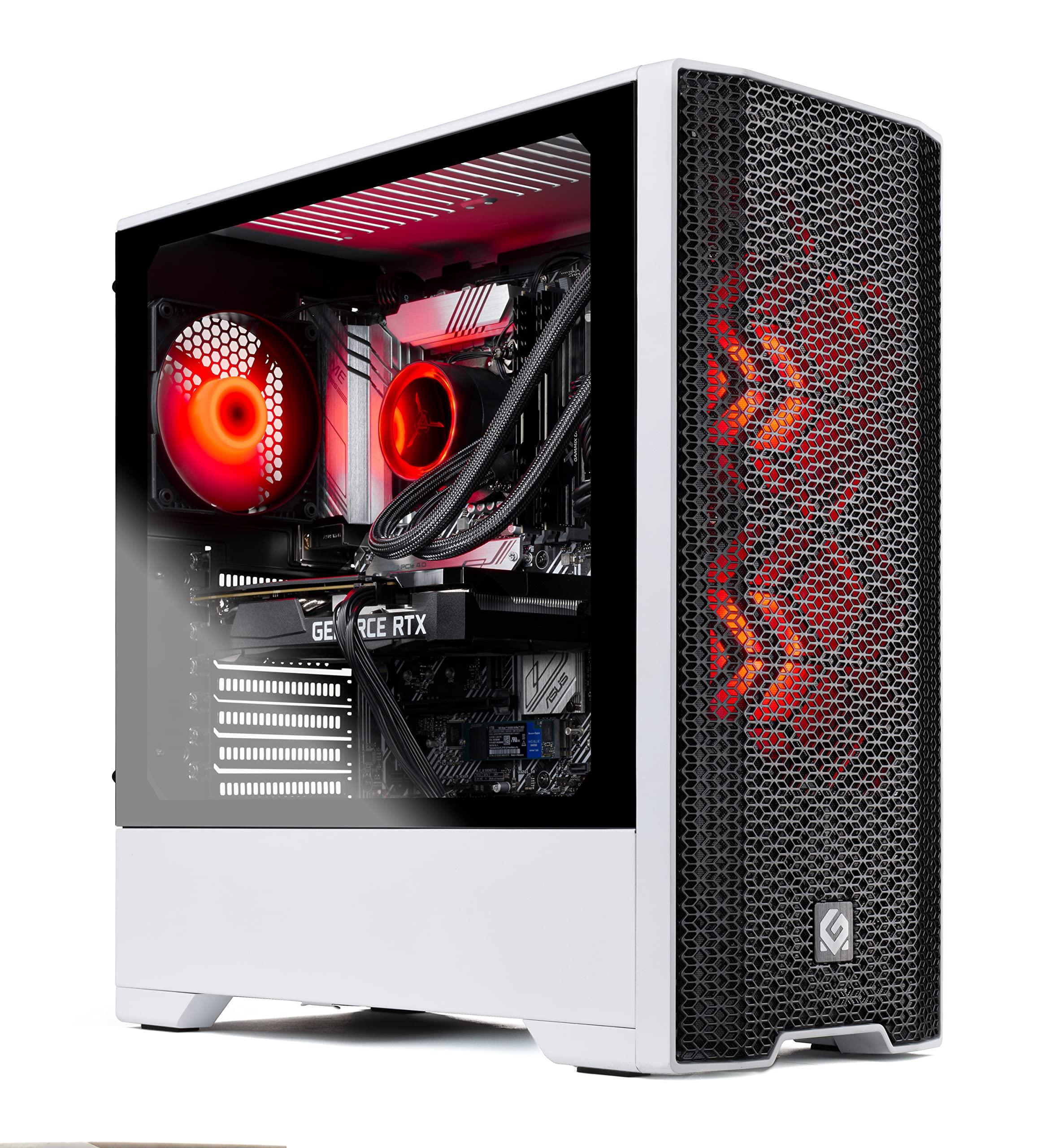 Skytech Gaming Skytech Gaming Skytech Blaze 3.0 Gaming PC Desktop - AMD Ryzen 7 3700X 3.6GHz, RTX 3070 8GB GDDR6, 16GB DDR4 3000, 1TB SSD, 750W Gold PSU, 240MM AIO, AC WiFi, Windows 11 Home 64-bit, White