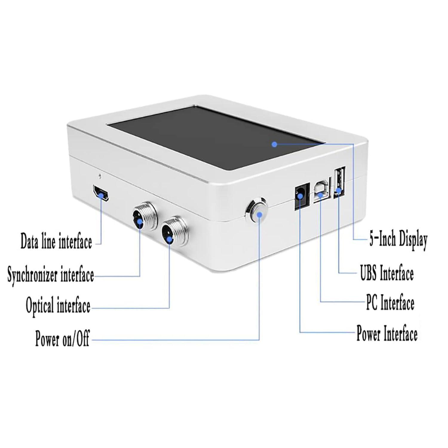 LZDOYY 12.7mm/25.4mm Automatic Inkjet Coding Machine for Production Line, 8 Languages, Intelligent Variable Data/Date/Logo/Barcode/Image Thermal Inkjet Printer,12.7mm-110V