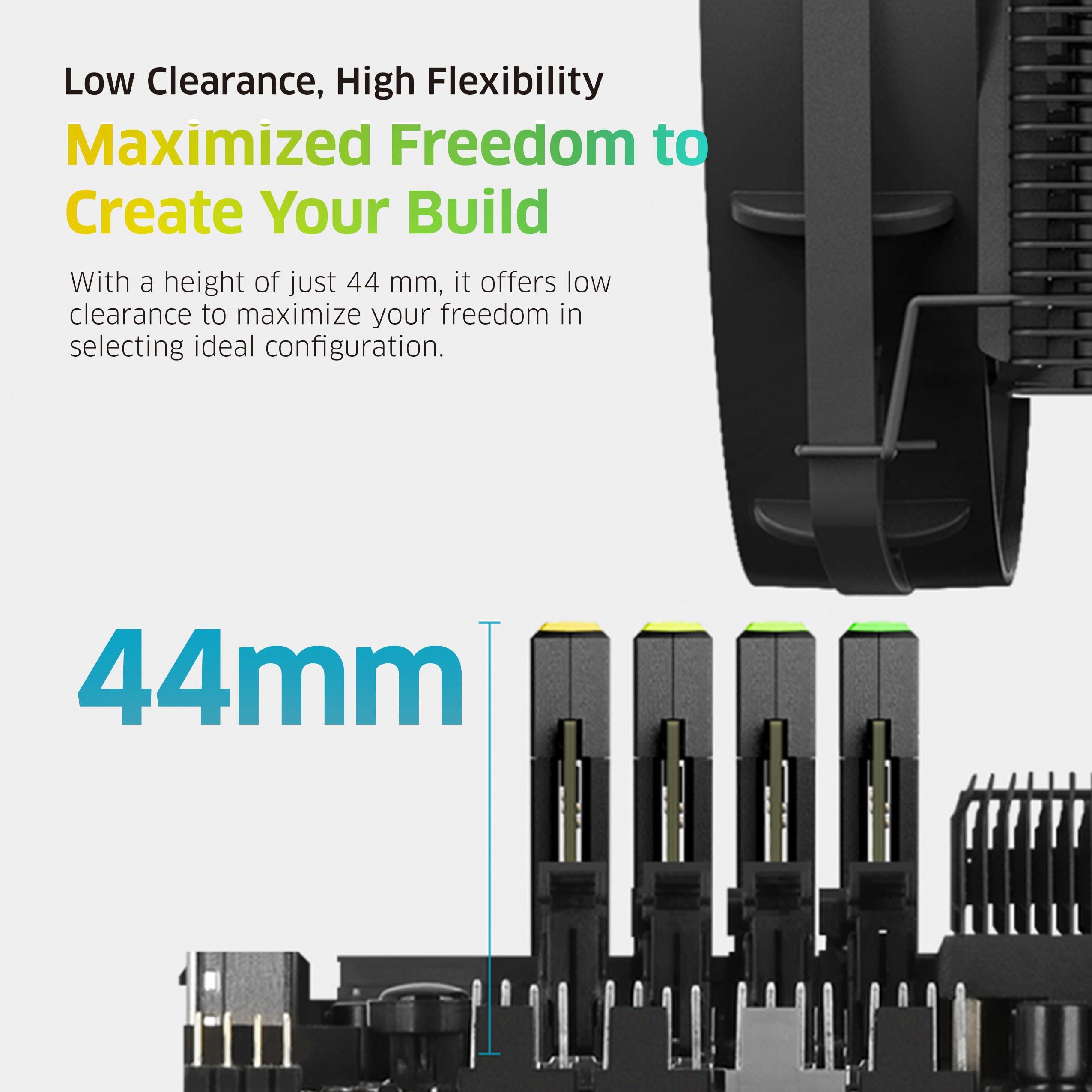 KLEVV KLEVV CRAS V RGB DDR5 64GB (2x32GB) 6400MHz CL32 A-DIE 1.35V Gaming Desktop Ram Memory SK Hynix Chip XMP 3.0 / AMD Expo Ready - Black (KD5BGUA80-64A320G)