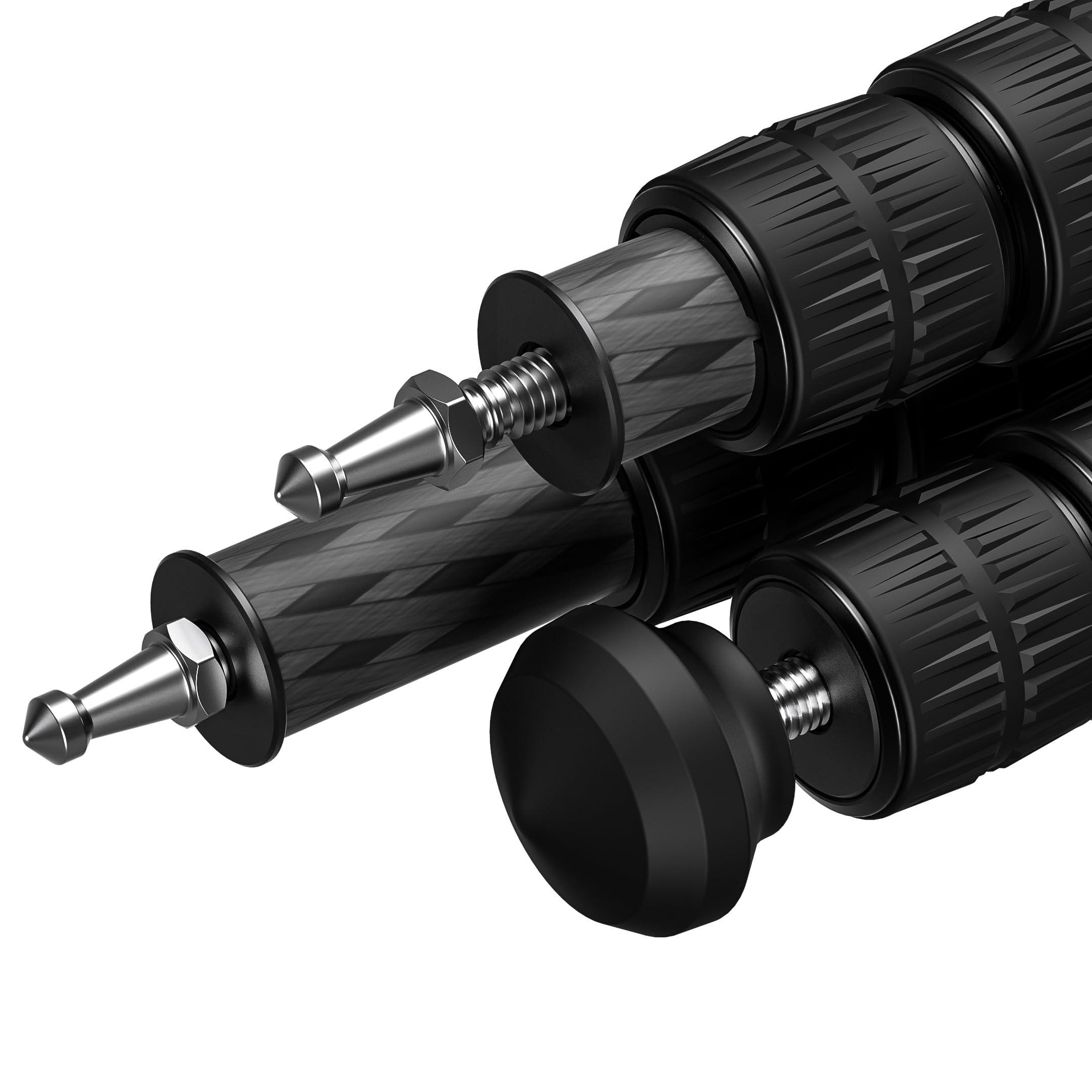 LEOFOTO Leofoto LS-223CX+LH-25 Travel Tripod, Tabletop Tripod, Ranger Series, Carbon Fiber, 3 Leg Sections, Lightweight, Ball Head Set