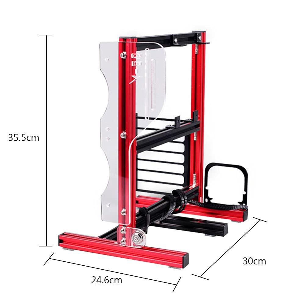 Gdrasuya10 PC Frame Test Bench ITX ATX MATX Test Bench Open Air Case Water Cooling Fan Chassic… (Red)