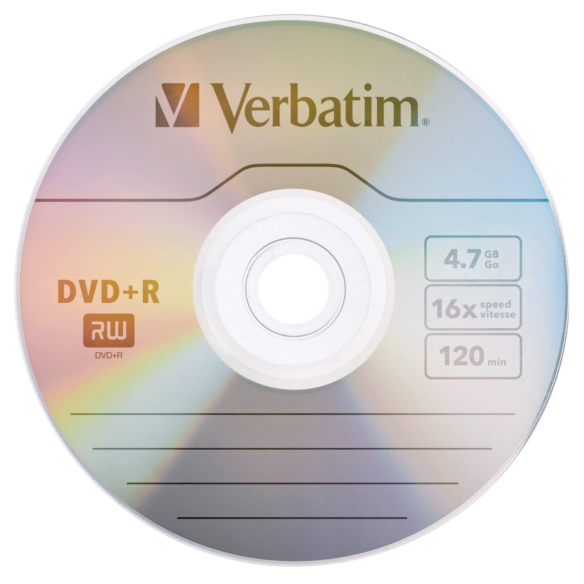 Verbatim Verbatim DVD+R Bulk Box, Pack Of 10