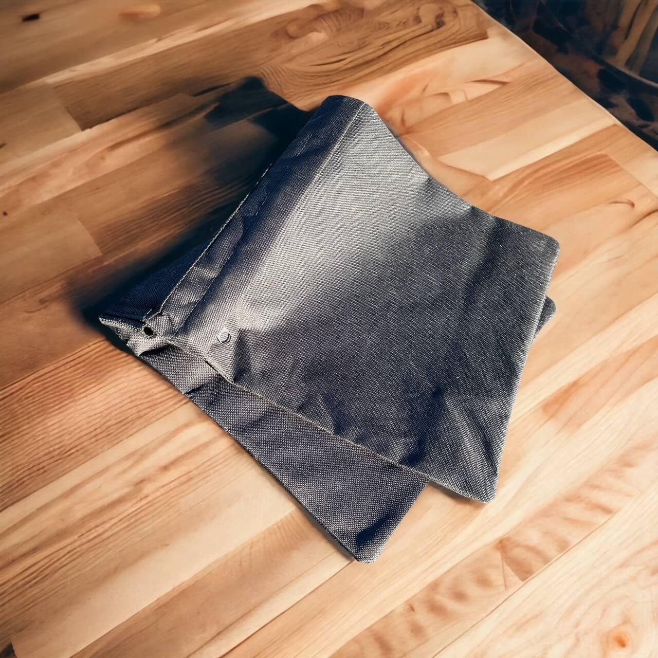 Sandbaggy Saddle Sandbags (Black) - Comes Pre Filled with 15 lbs. of Sand (25 lb. Weight Capacity) - Weights for Photography, Tents, Outdoor Equipment (1 Bag)