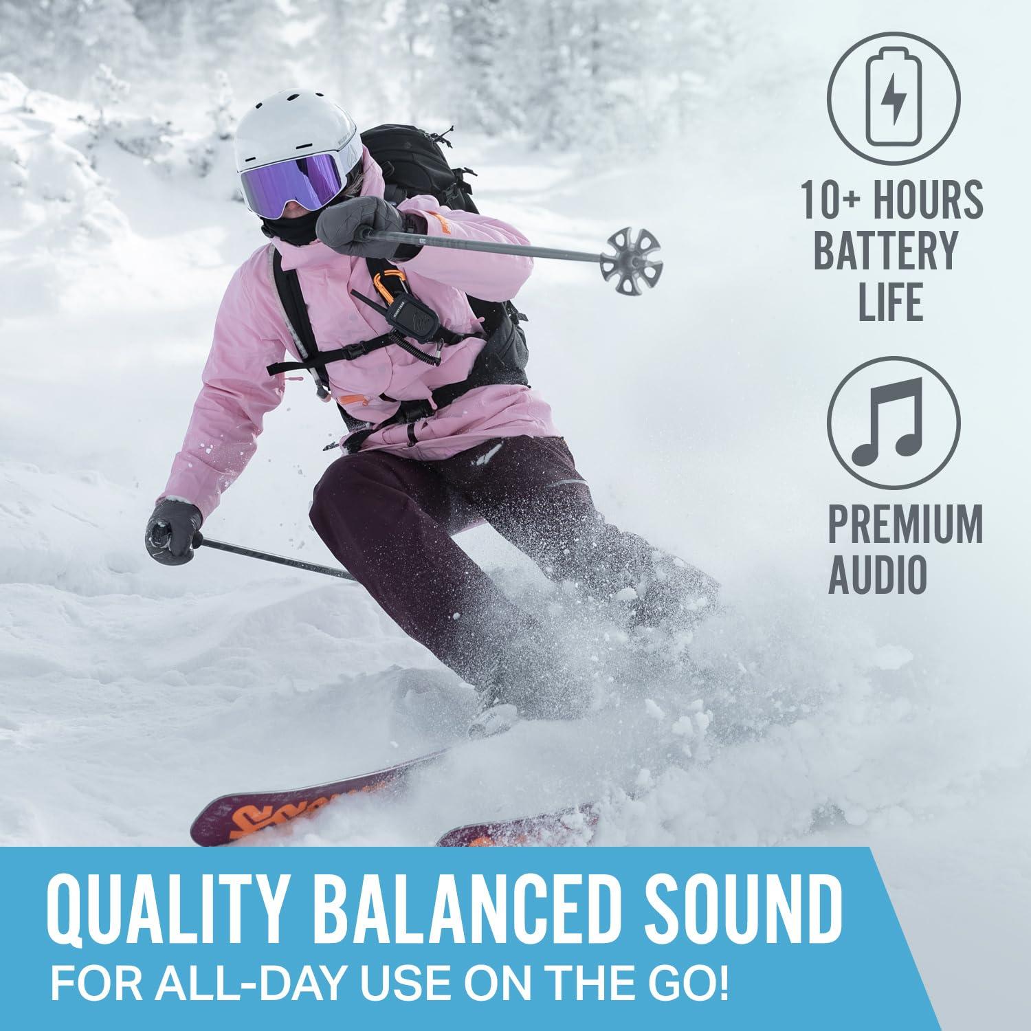 Wildhorn Outfitters Wildhorn Alta Wireless Bluetooth, Drop-in Headphones - HD Speakers Compatible Any Audio Ready Ski/Snowboard Helmet Headphones. Glove Friendly Controls, Microphone for Hands-Free Calls