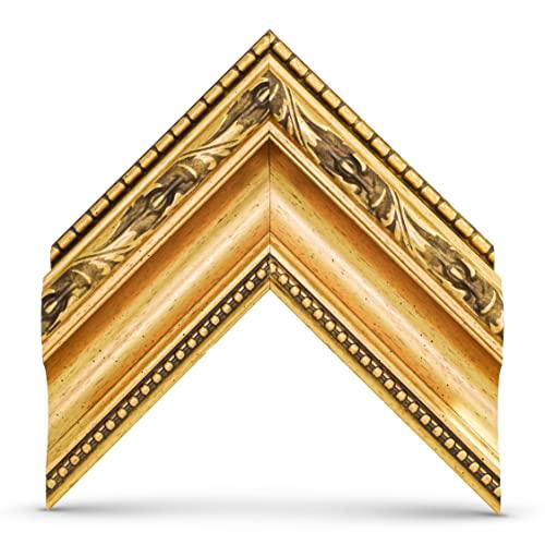 Frame My TV Frame My TV Deco TV Frames - Ornate Gold Smart Frame Compatible ONLY with Samsung The Frame TV (43\", Fits 2021-2024 Frame TV)
