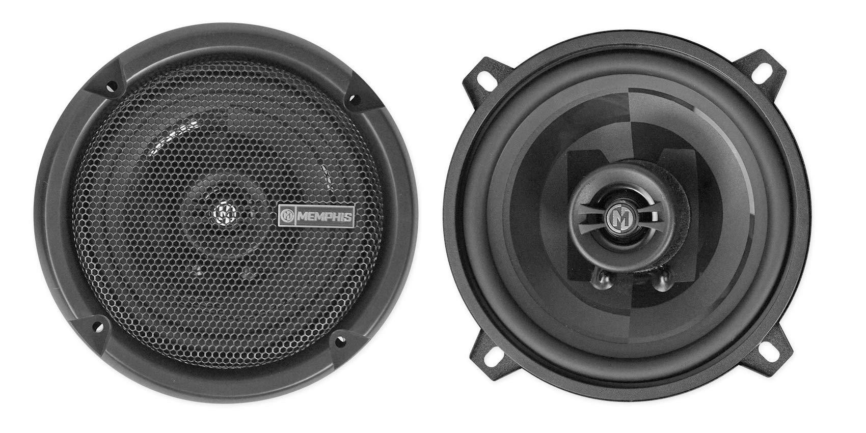 Memphis Memphis (4) Audio PRX5 5.25" 60 Watt 2-Way Car Audio Speakers w/Pivot Tweeters
